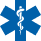The emblem of the World Health Organization